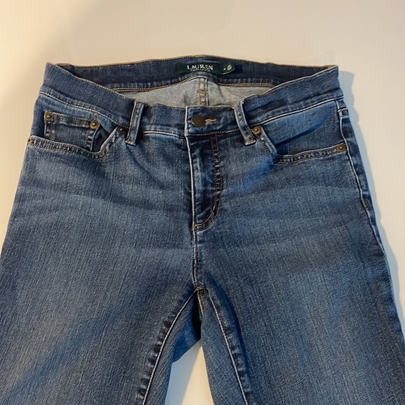 Lauren by Ralph Lauren Classic Fit Straight Leg Jeans, Size 4 - Picture 2 of 6